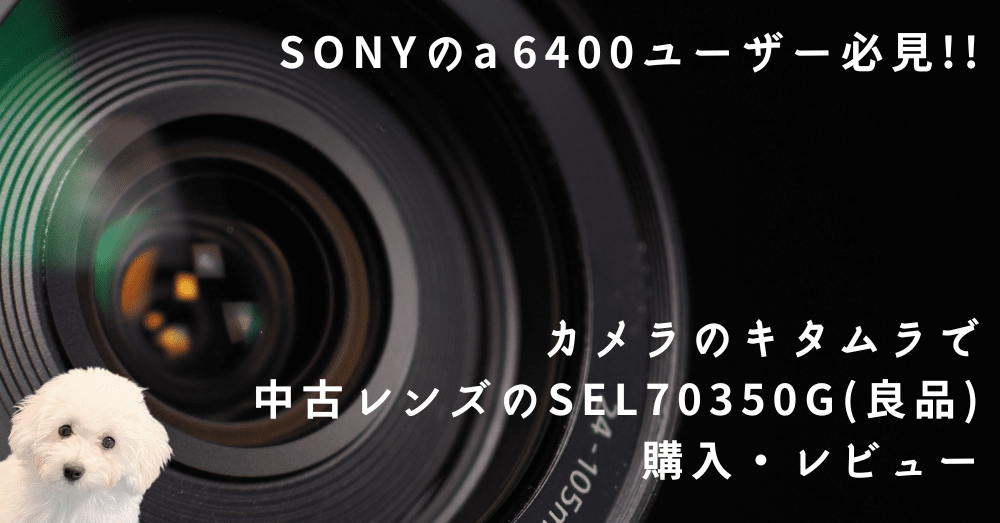 カメラのキタムラでSEL70350G購入